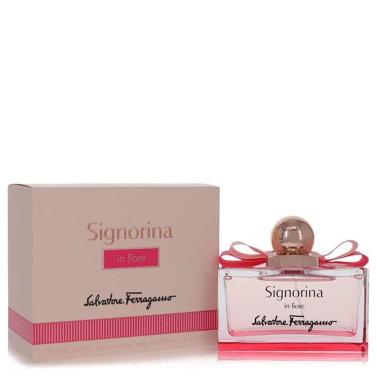Signorina In Fiore by Salvatore Ferragamo Eau De Toilette Spray 3.4 oz Signorina In Fiore by Salvatore Ferragamo Eau De Toilette Spray 3.4 oz